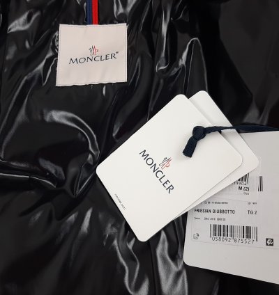 Moncler Friesian Down Jacket Black Men Size 2