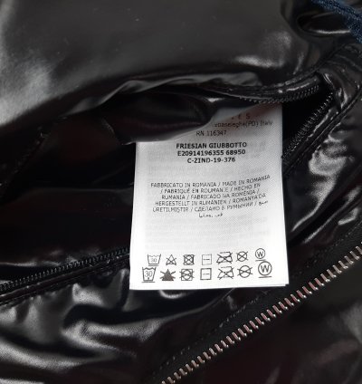 Moncler Friesian Down Jacket Black Men Size 2