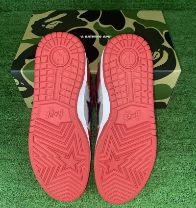 BAPE SK8 STA 1 RED SIZE 10