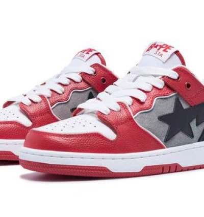 BAPE SK8 STA 1 RED SIZE 10