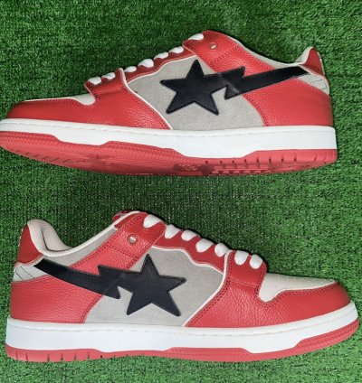 BAPE SK8 STA 1 RED SIZE 10