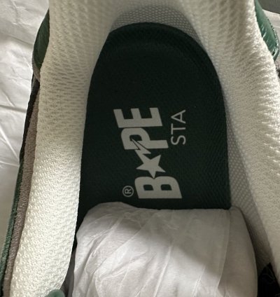 BAPE SK8 STA 1 Sneakers Green and Black
