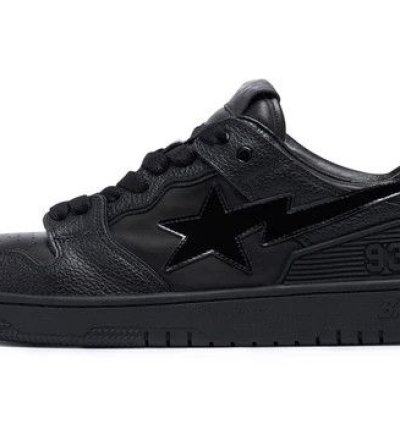 BAPE SK8 STA 3 BLACK SIZE 9 5