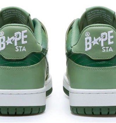 BAPE SK8 STA 5 GREEN SIZE 7