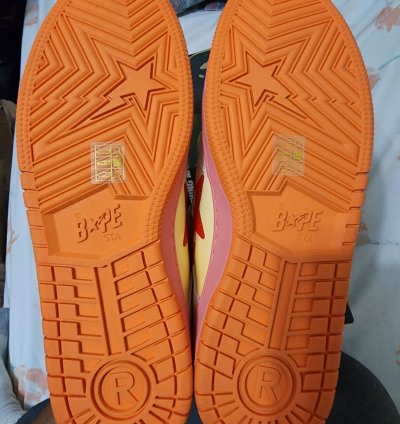 Bape Sk8 Sta M1 Orange