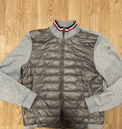 Moncler grey cardigan jacket
