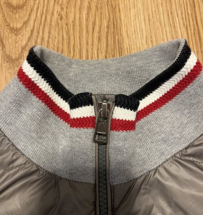 Moncler grey cardigan jacket