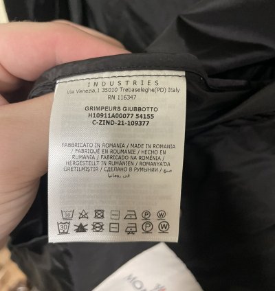 Moncler grimpeurs jacket