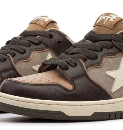 BAPE SK8 STA US11 Brown Ivory