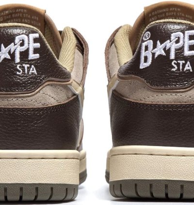 BAPE SK8 STA US11 Brown Ivory