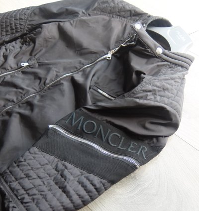Moncler Jacket 3 black jaur logo light