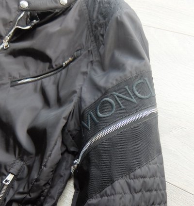 Moncler Jacket 3 black jaur logo light