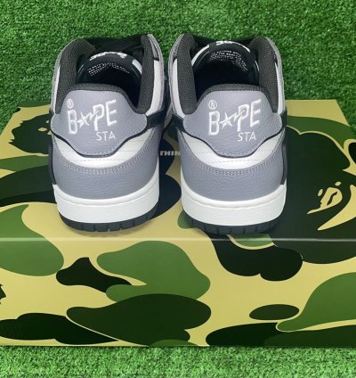 Bape Sk8Sta 5 Black Gray Size 10