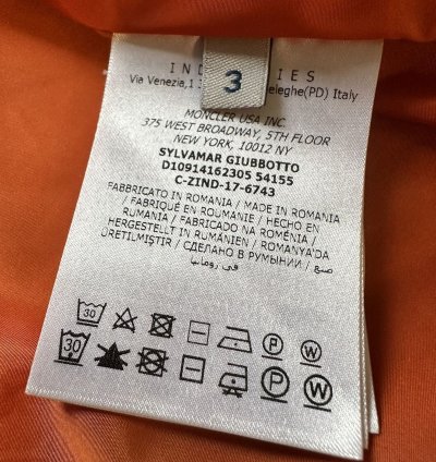 Moncler Jacket Orange
