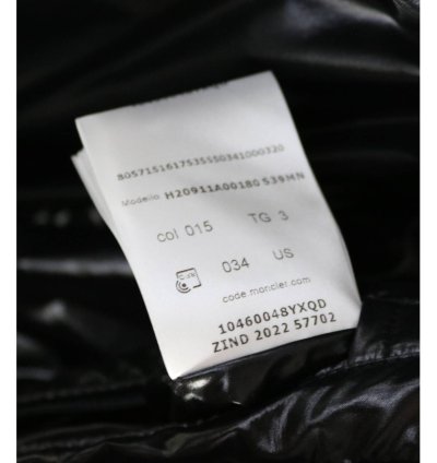 Moncler Korovin Down Puffer Jacket Size 3 Medium Large