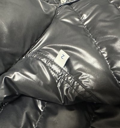 Moncler lauros mens puffer jacket size 2 medium black