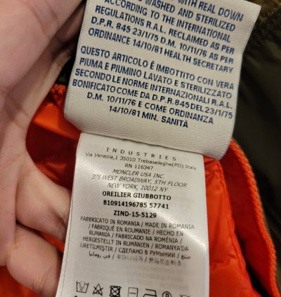 Moncler light jacket