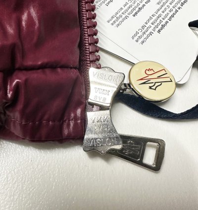 Moncler lunetiere mens puffer jacket size 3 Large Burgundy