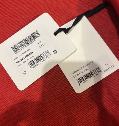 Moncler Maglia Cardigan Jacket size XL (Fits Like Large)