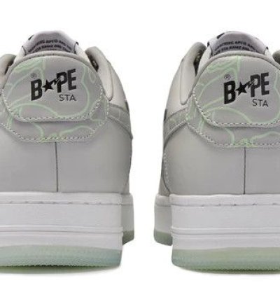 BAPE STA 1 LINE CAMO GRAY SIZE 11