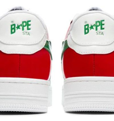 BAPE STA 1 MEXICO ITALY RED GREEN SIZE 9 5