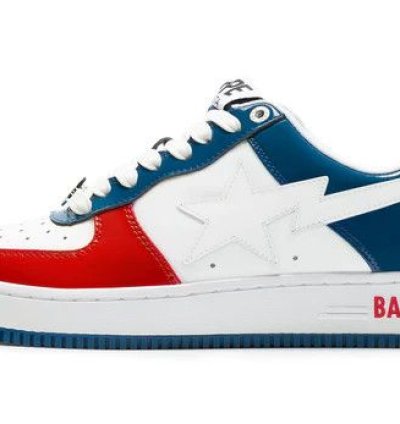 BAPE STA 1 USA FRANCE RED WHITE BLUE SIZE 9 5