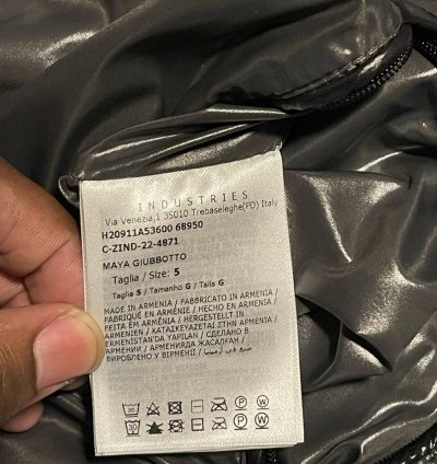 Moncler Maya Black Down Jacket