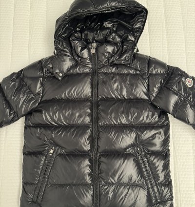 Moncler maya black puffer jacket