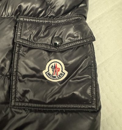 Moncler maya black puffer jacket