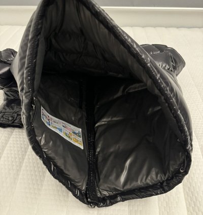 Moncler maya black puffer jacket