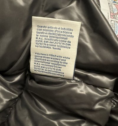 Moncler maya black puffer jacket