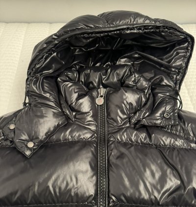 Moncler maya black puffer jacket
