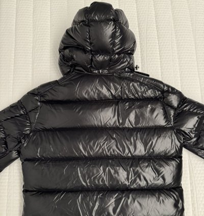 Moncler maya black puffer jacket