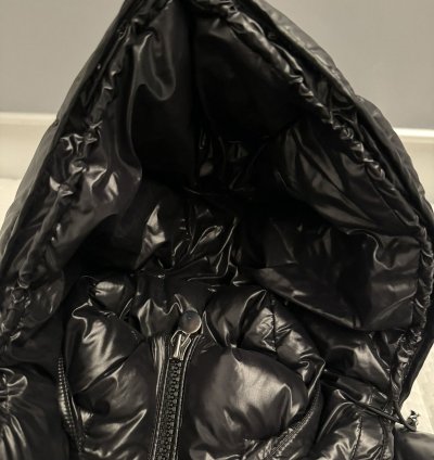 Moncler maya black puffer jacket