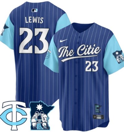 Royce Lewis Jersey #23 Minnesota Twins 2025 City Connect Concept Stitched Royal