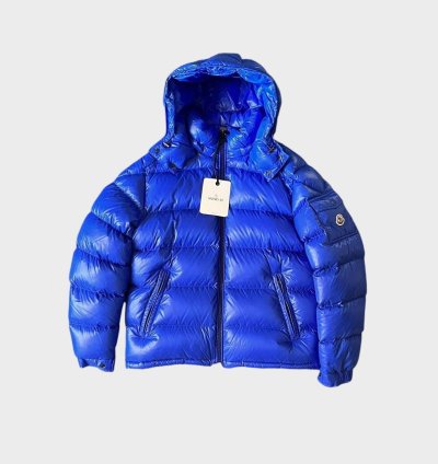 Moncler Maya Giubbotto Blue Jacket Size 5