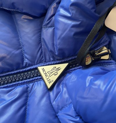 Moncler Maya Giubbotto Blue Jacket Size 6