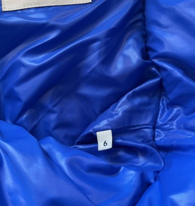 Moncler Maya Giubbotto Blue Jacket Size 6