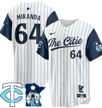Jose Miranda Jersey #64 Minnesota Twins 2025 City Connect Concept Stitched White