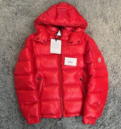 Moncler MAYA jacket red drake logo 2 montgenevre gui tib