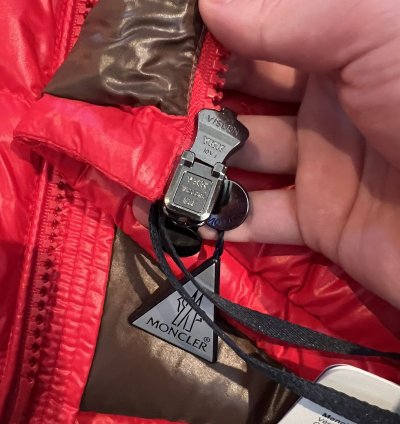 Moncler MAYA jacket red drake logo 2 montgenevre gui tib