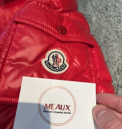 Moncler MAYA jacket red drake logo 2 montgenevre gui tib