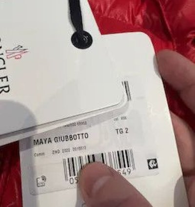 Moncler MAYA jacket red drake logo 2 montgenevre gui tib
