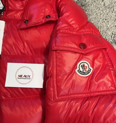 Moncler MAYA jacket red drake logo 2 montgenevre gui tib