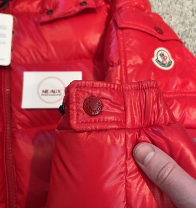 Moncler MAYA jacket red drake logo 2 montgenevre gui tib