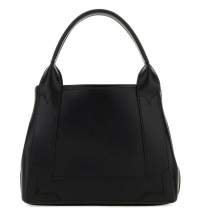 Balenciaga Debossed Logo Leather Tote Bag