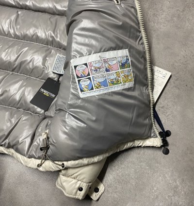 Moncler Maya mens puffer jacket cream size 5 2XL XL XXL