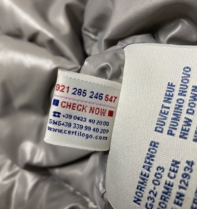 Moncler Maya mens puffer jacket cream size 5 2XL XL XXL