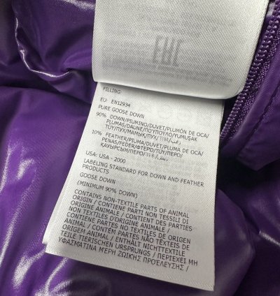 Moncler Maya mens puffer jacket Purple size 6 2XL 3XL XXL