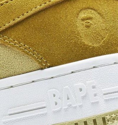 BAPE STA 3 SUEDE BEIGE SIZE 11